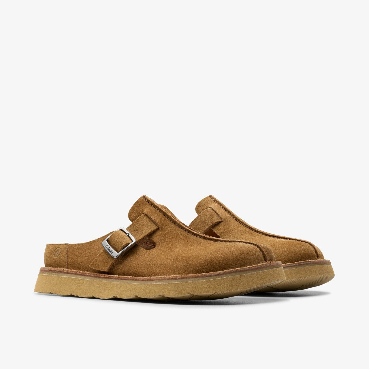 Solsbury Mule Cola Suede Clarks Men