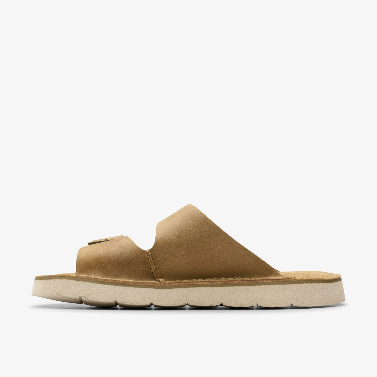 Solsbury Strap Dark Sand Leather Clarks Men