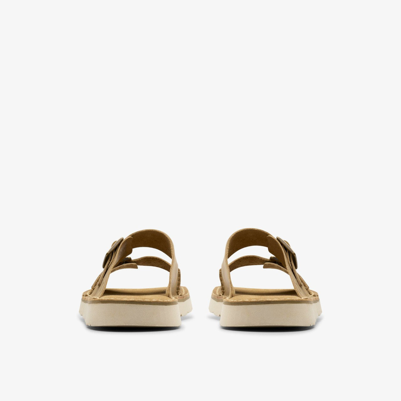 Solsbury Strap Dark Sand Leather Clarks Men