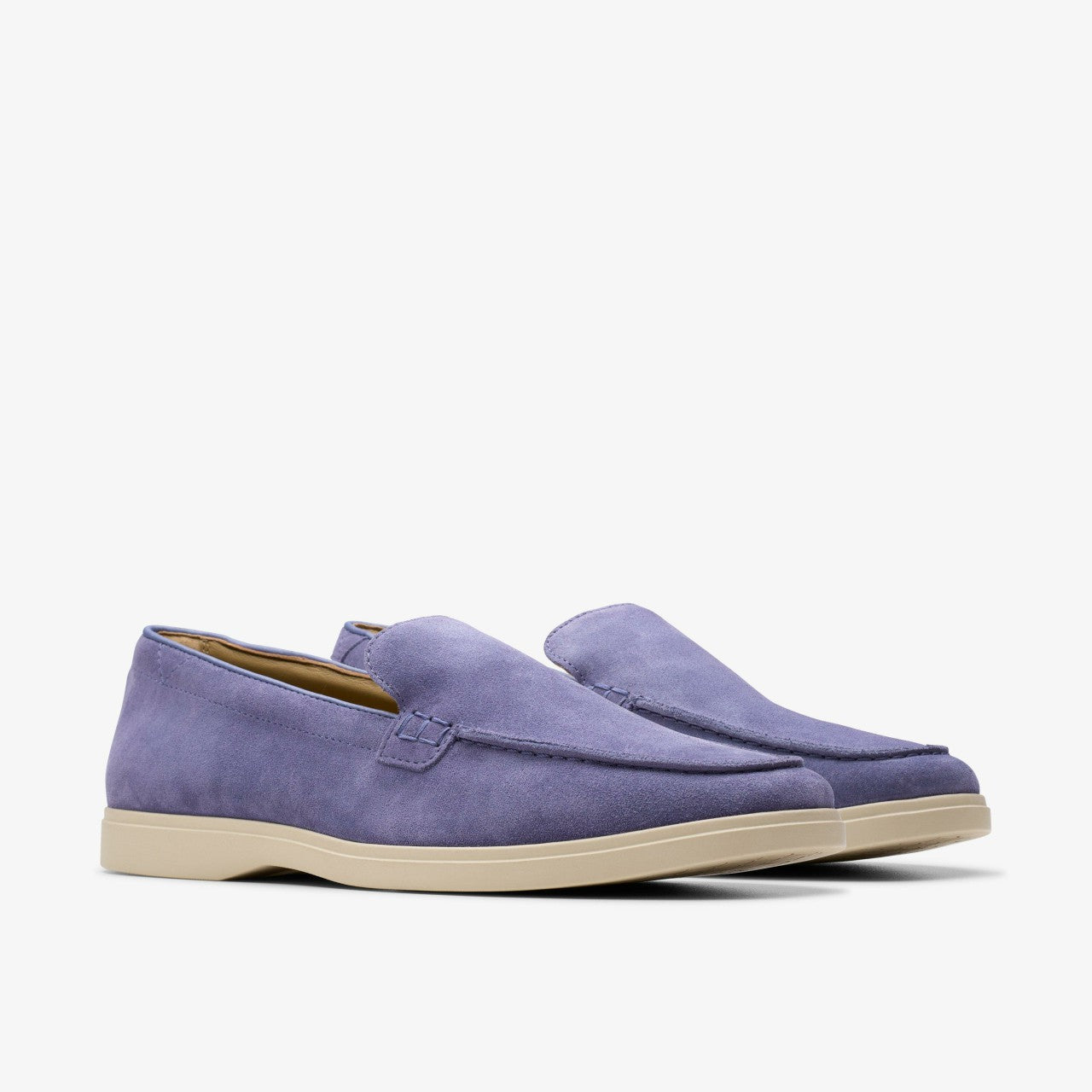 Torford Easy Dusk Blue Suede Clarks Men
