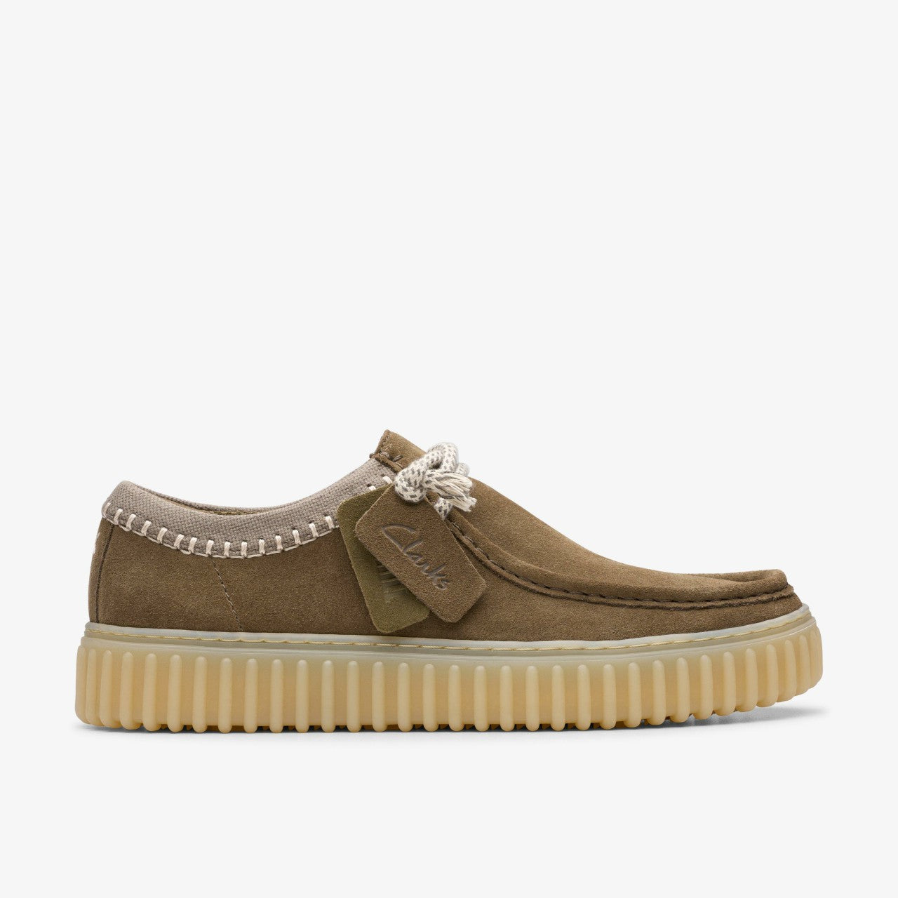 Torhill Lo Dark Olive Combination Clarks Men