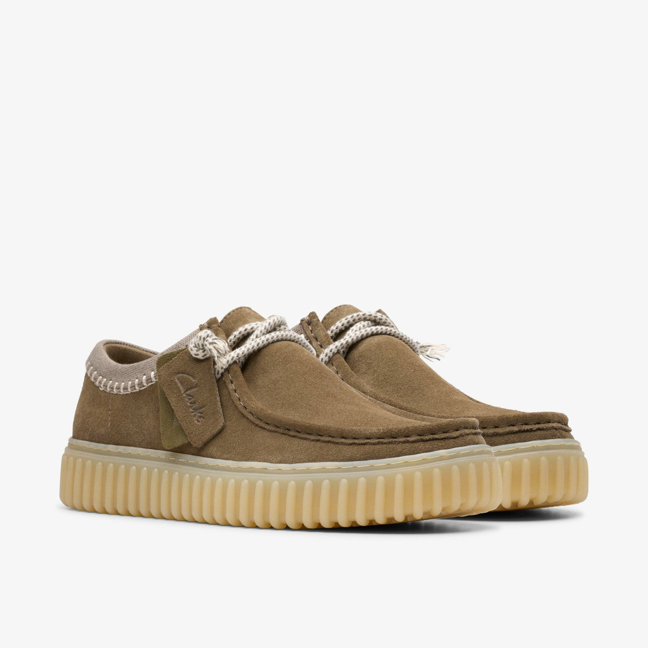 Torhill Lo Dark Olive Combination Clarks Men