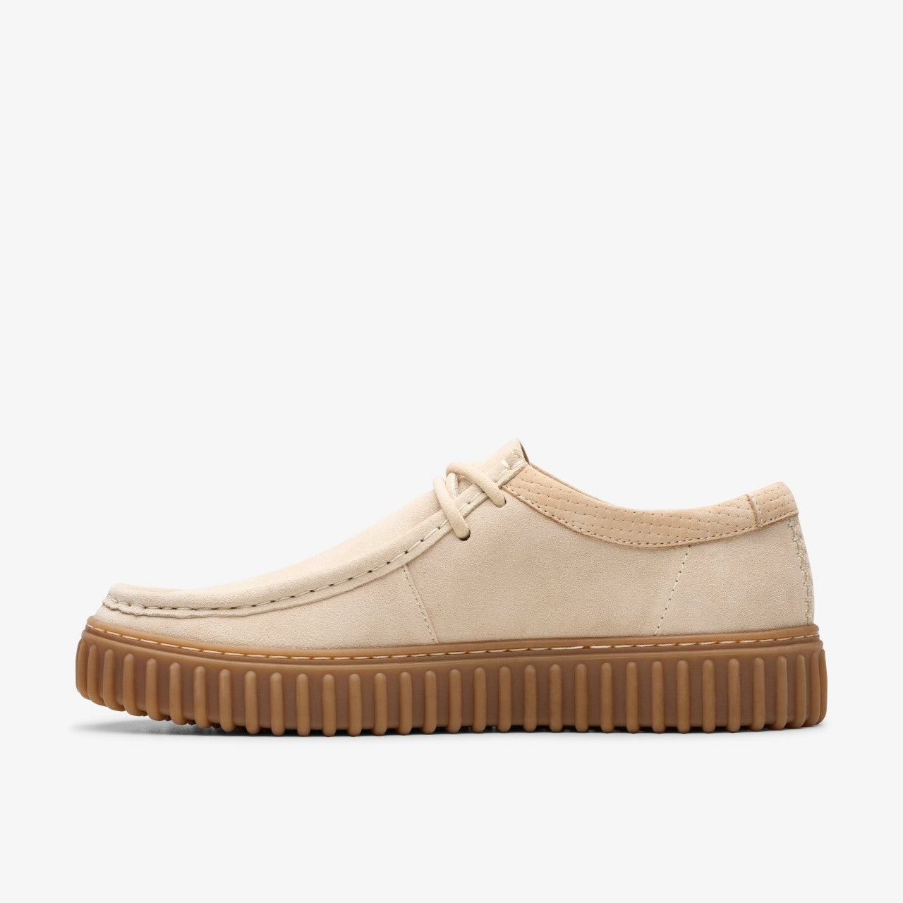 Torhill Lo Ecru Suede Clarks Men