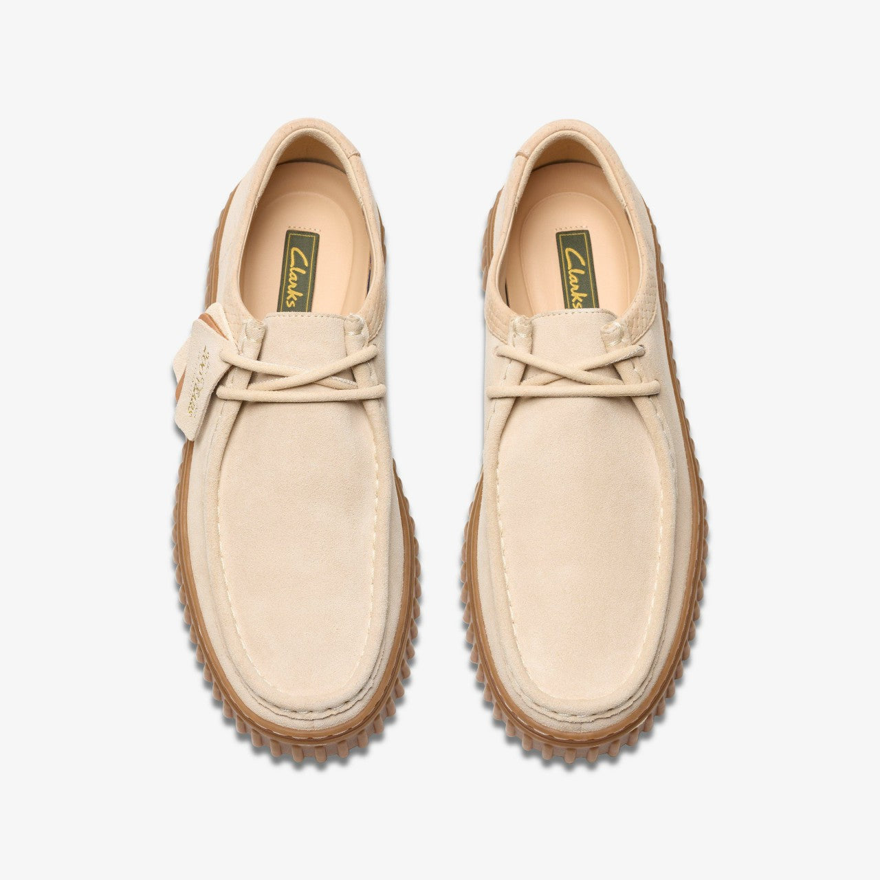 Torhill Lo Ecru Suede Clarks Men