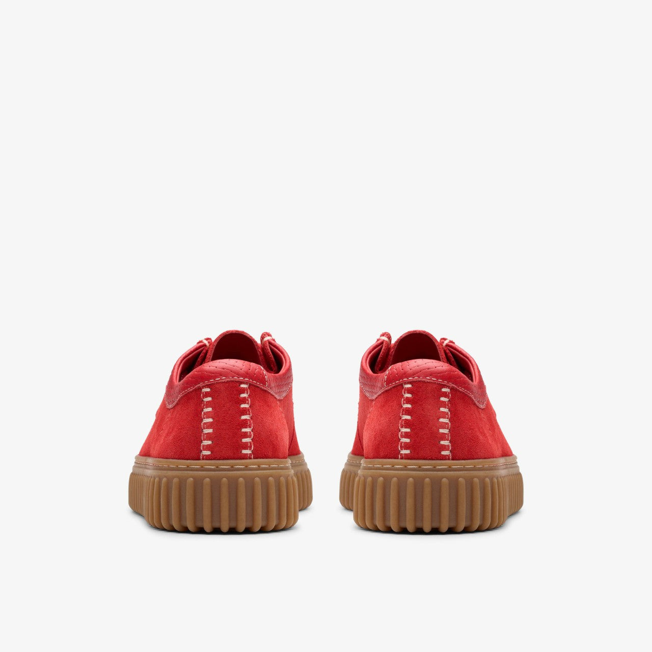 Torhill Lo Red Suede Clarks Men