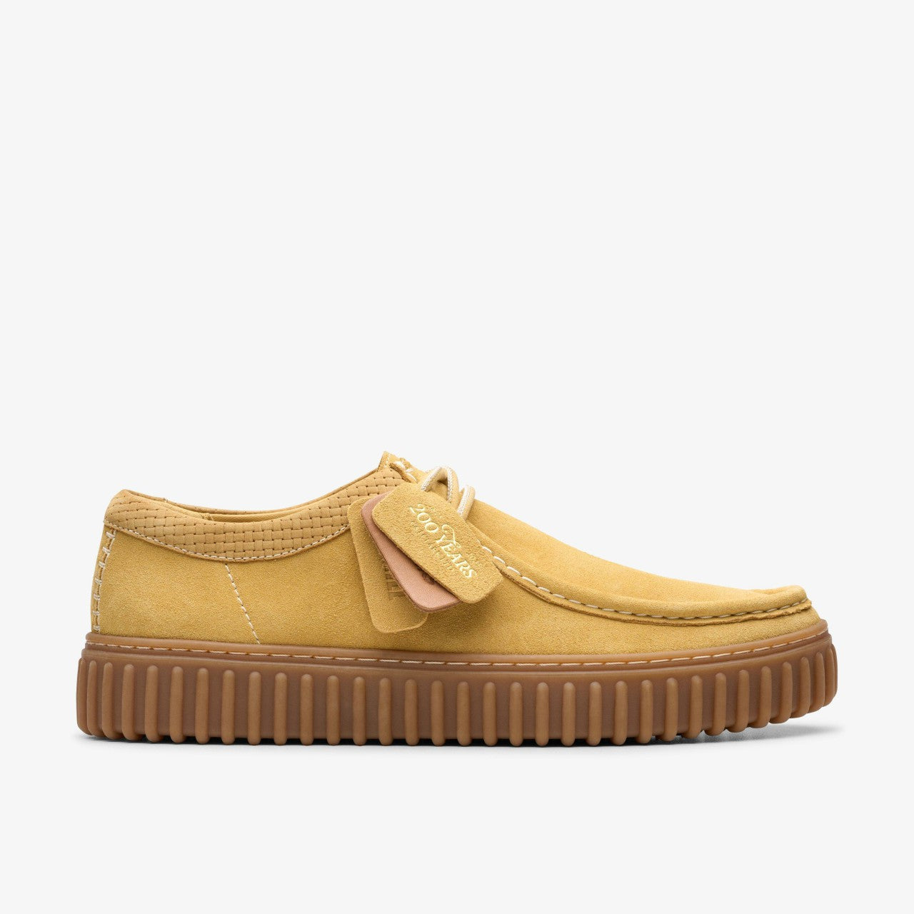 Torhill Lo Golden Tan Suede Clarks Men