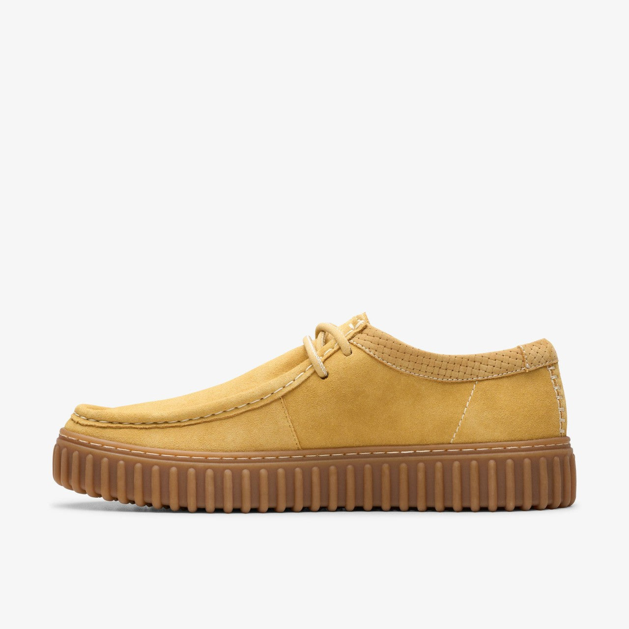 Torhill Lo Golden Tan Suede Clarks Men