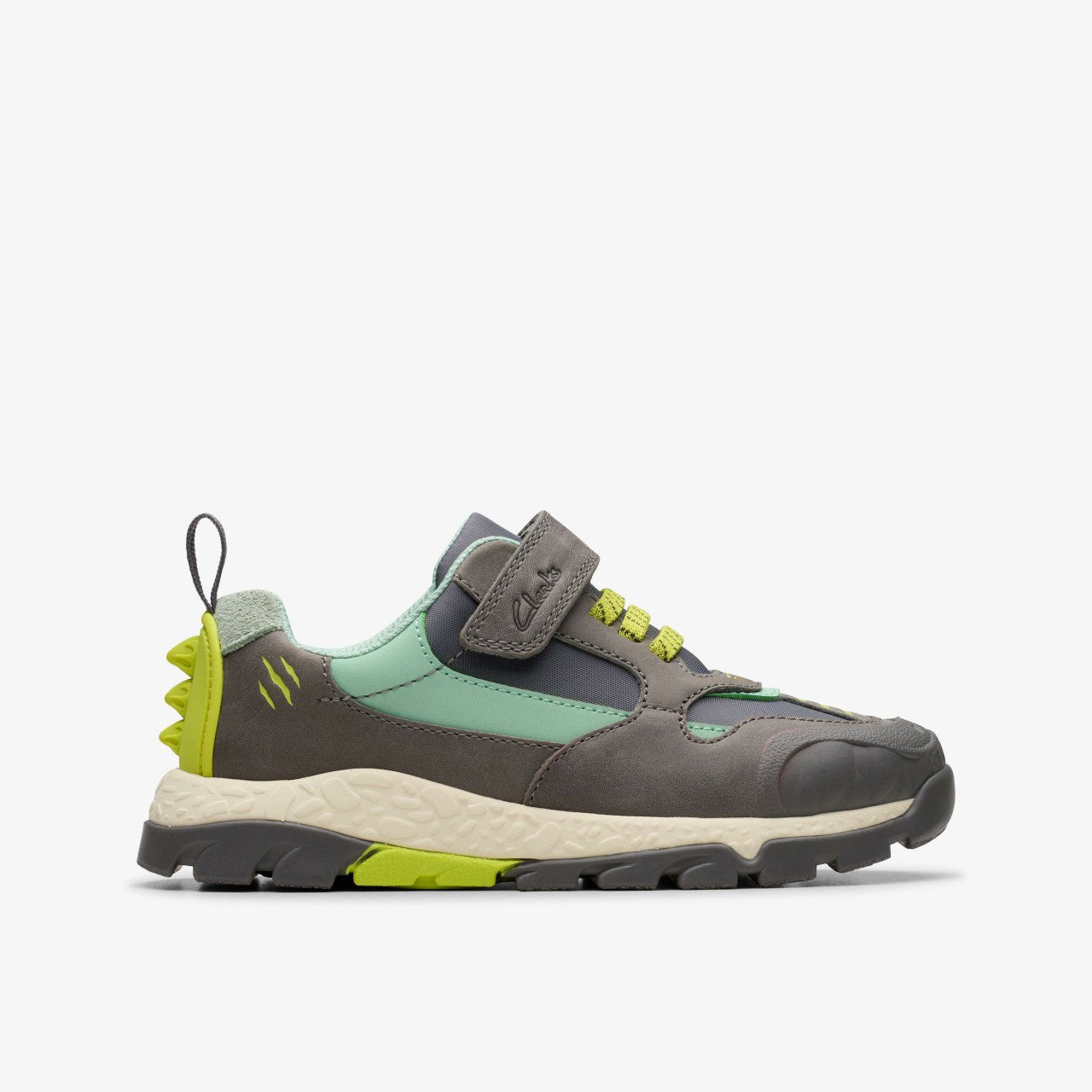 Steggy 2 Park Kid Grey/Green Clarks Kids