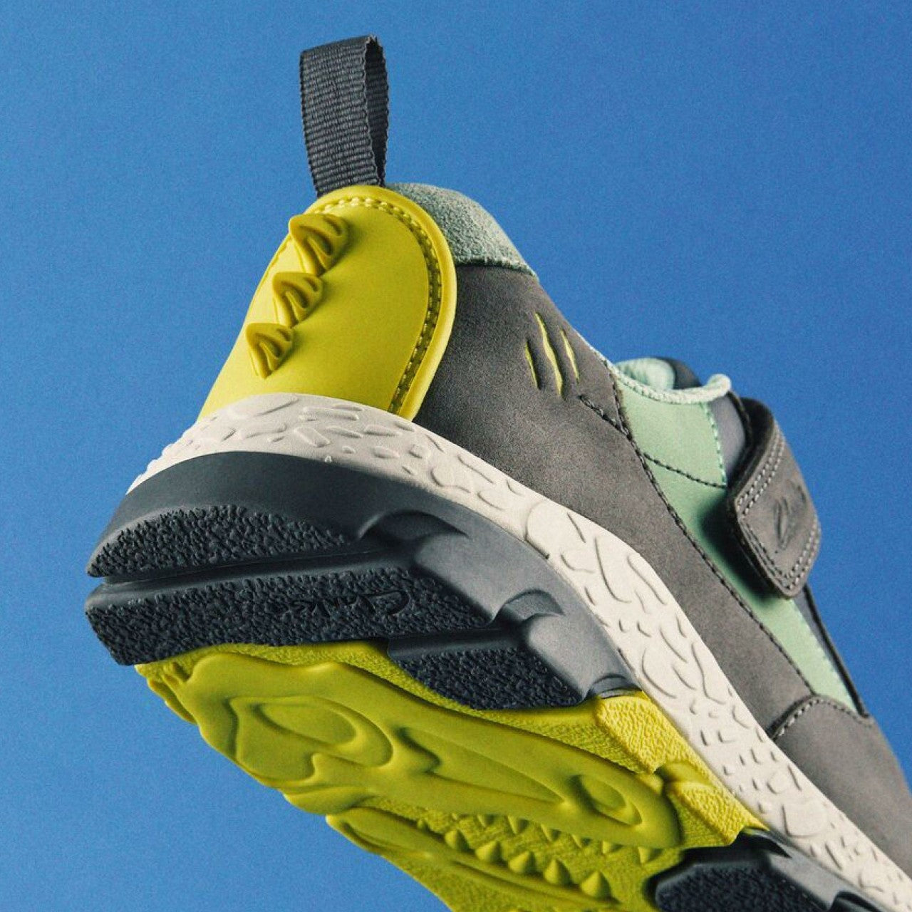 Steggy 2 Park Kid Grey/Green Clarks Kids