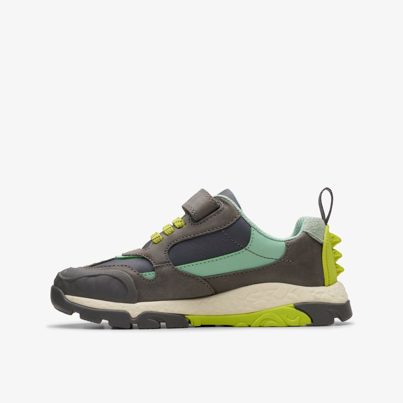 Steggy 2 Park Kid Grey/Green Clarks Kids