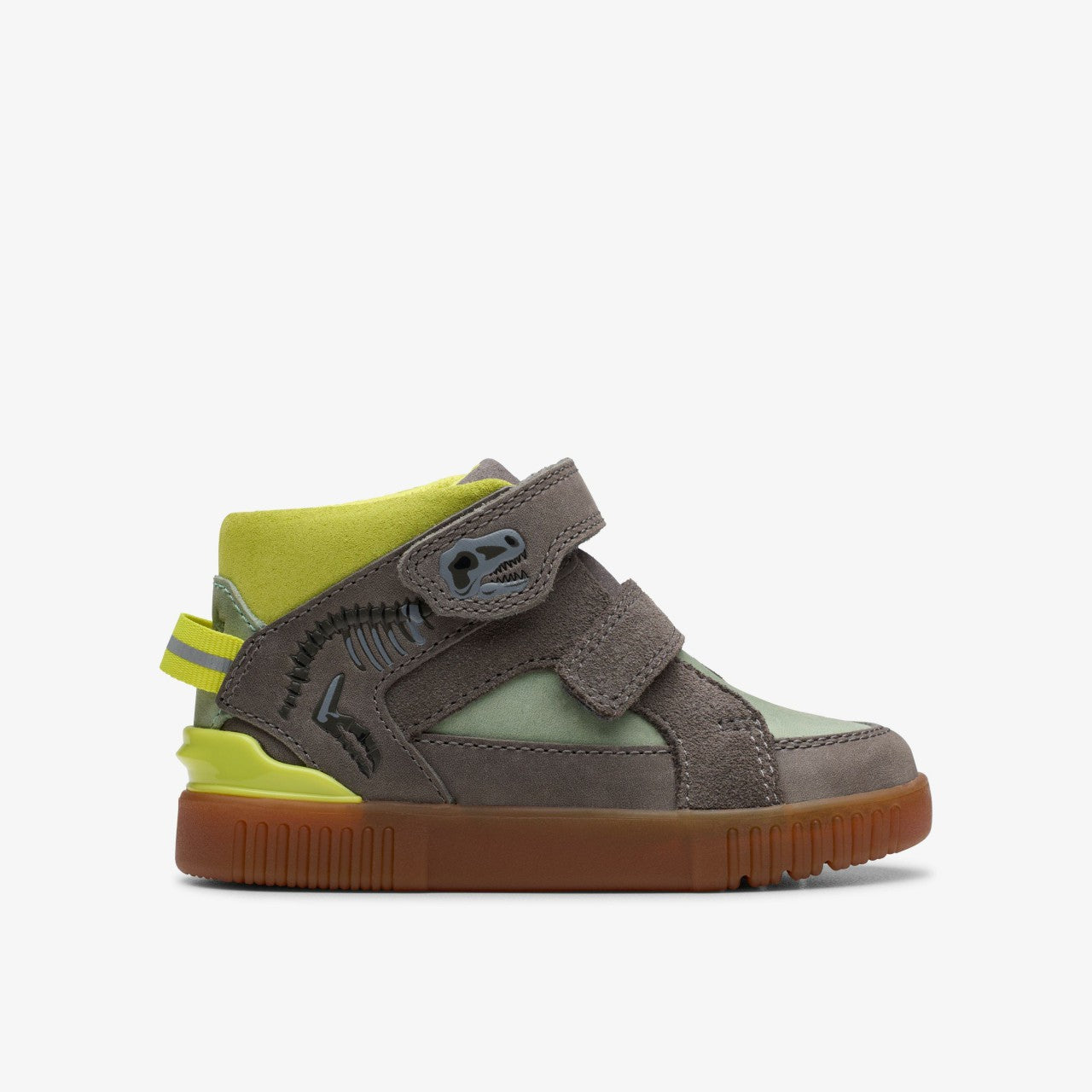 Oslo Play Toddler Grey/Green Clarks Kids