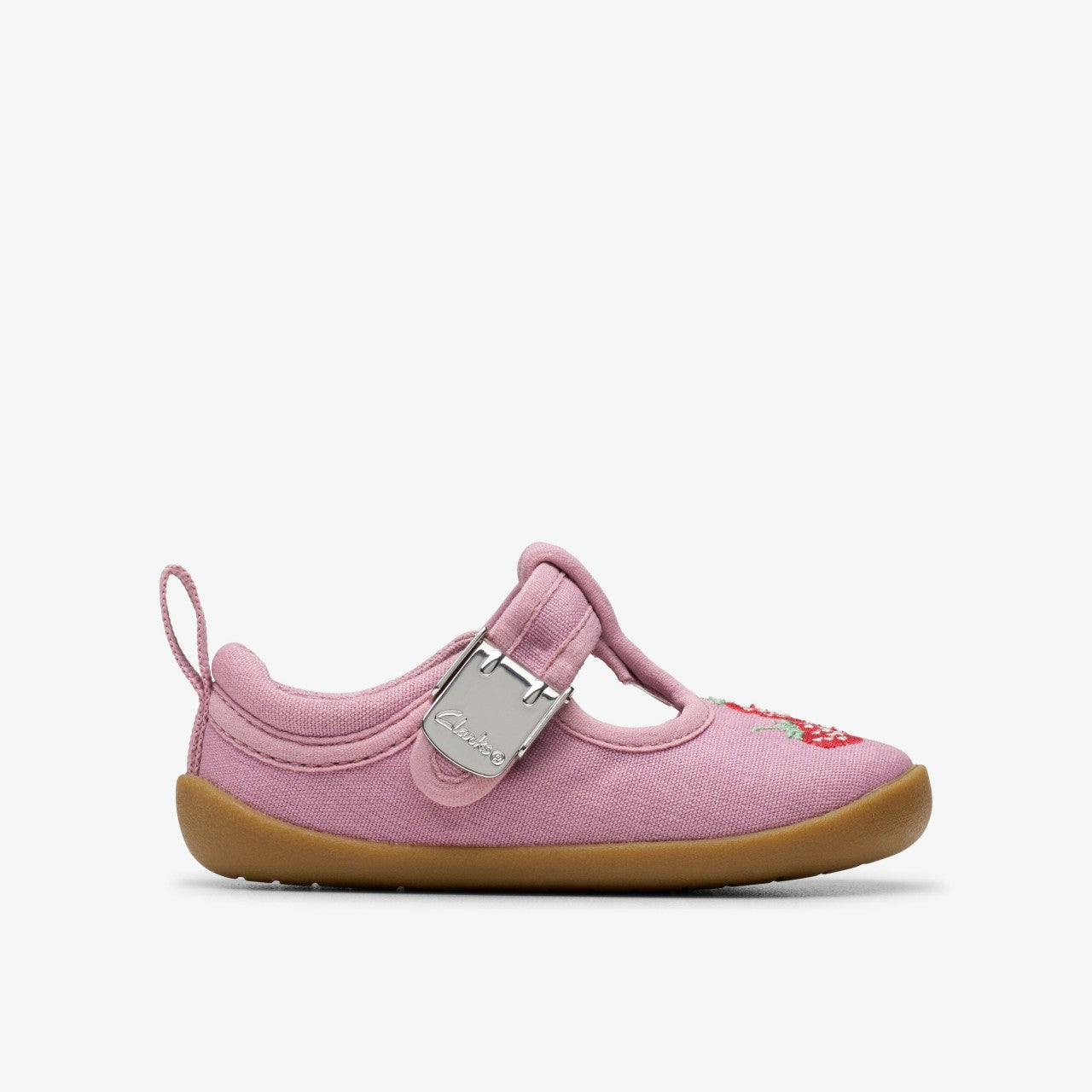 Roamer Grow Toddler Pink Canvas Clarks Kids|Babies
