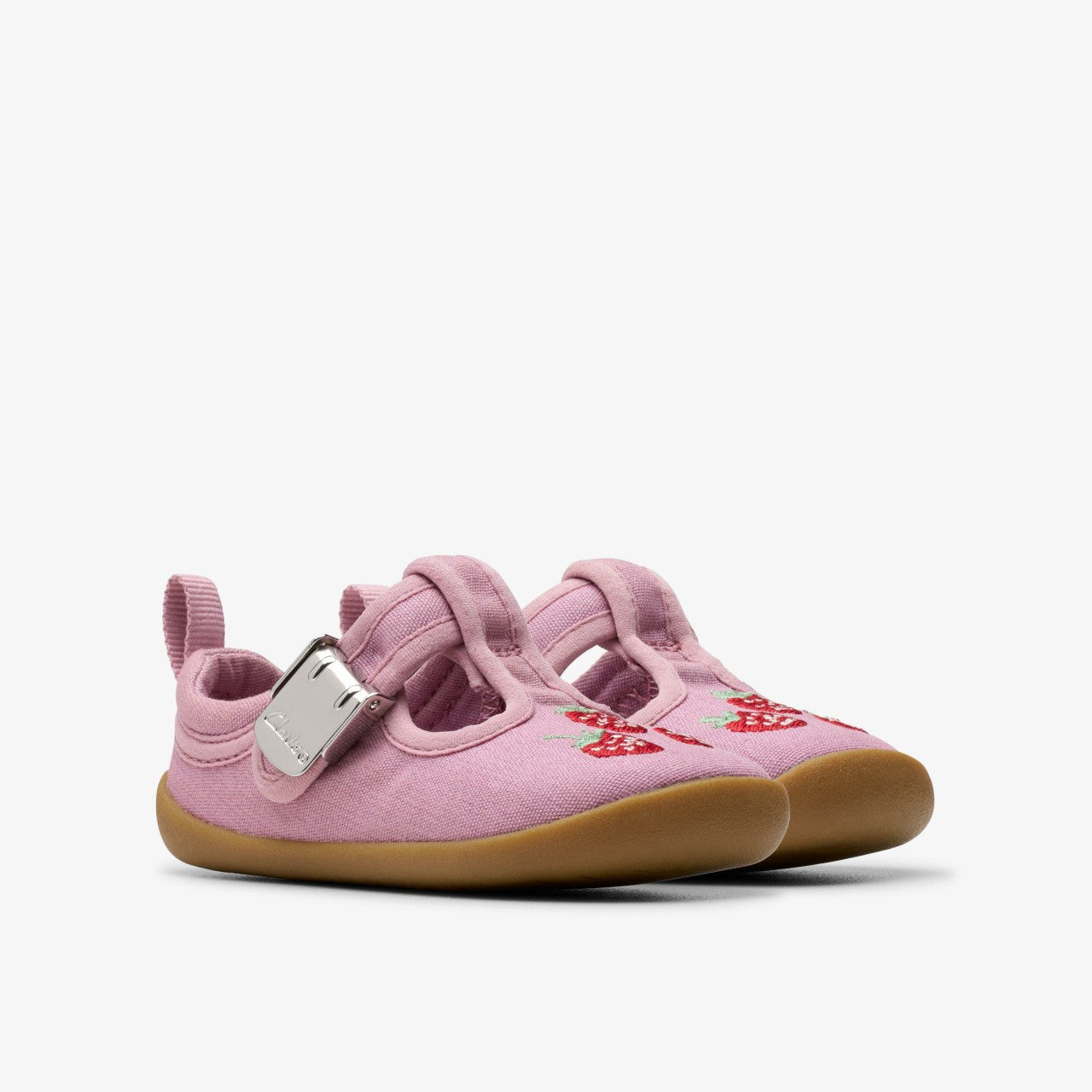 Roamer Grow Toddler Pink Canvas Clarks Kids|Babies
