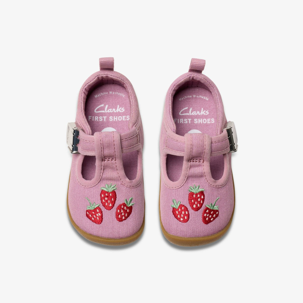 Roamer Grow Toddler Pink Canvas Clarks Kids|Babies