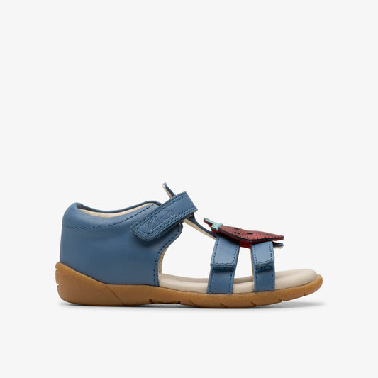 Zora Berry Toddler Blue Clarks Kids|Babies