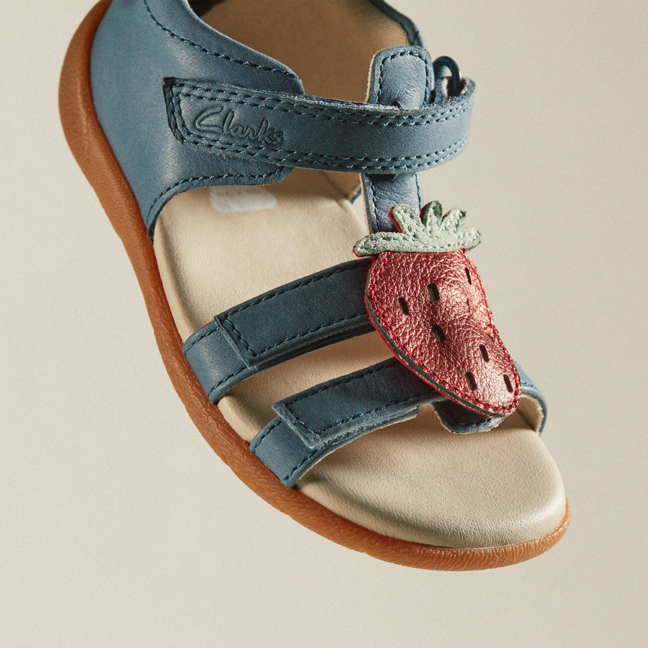 Zora Berry Toddler Blue Clarks Kids|Babies