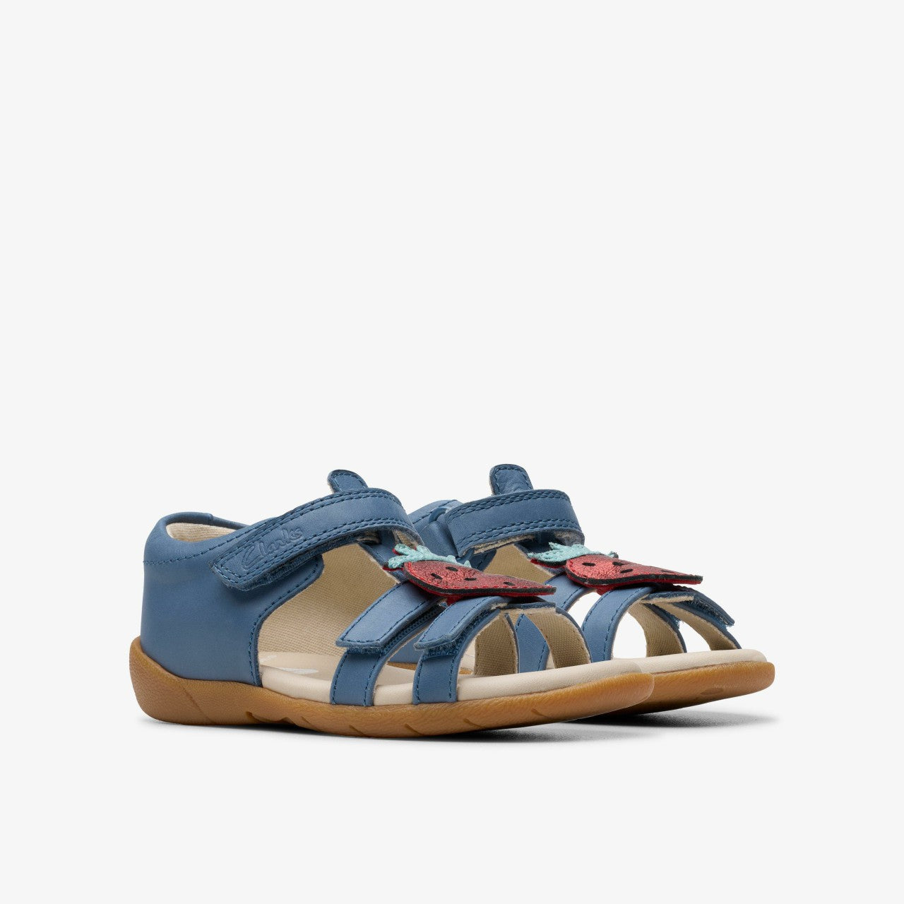 Zora Berry Toddler Blue Clarks Kids|Babies