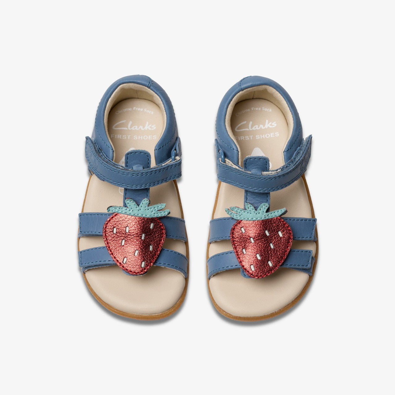 Zora Berry Toddler Blue Clarks Kids|Babies
