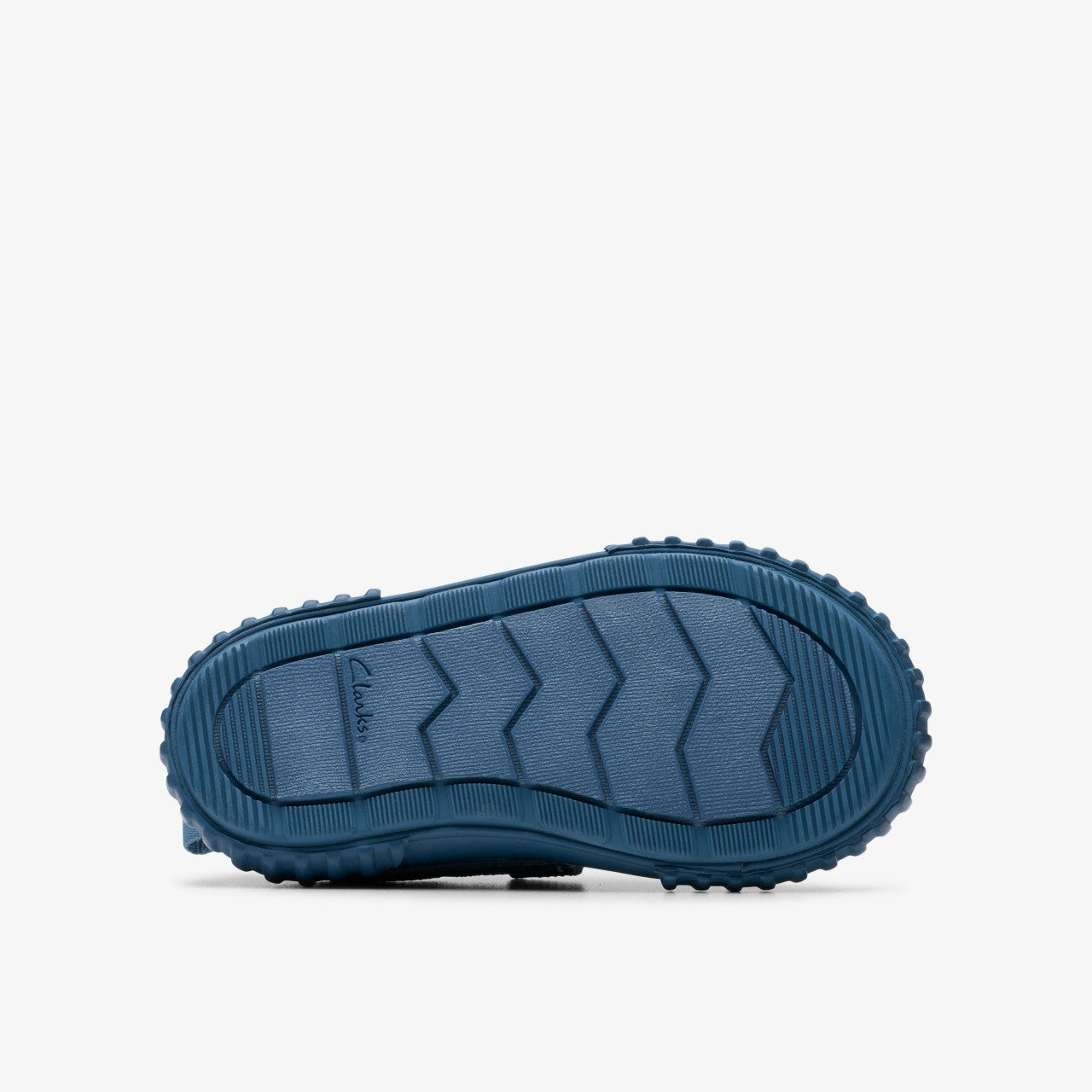 Foxing Stitch Toddler Blue Fabric Clarks Kids