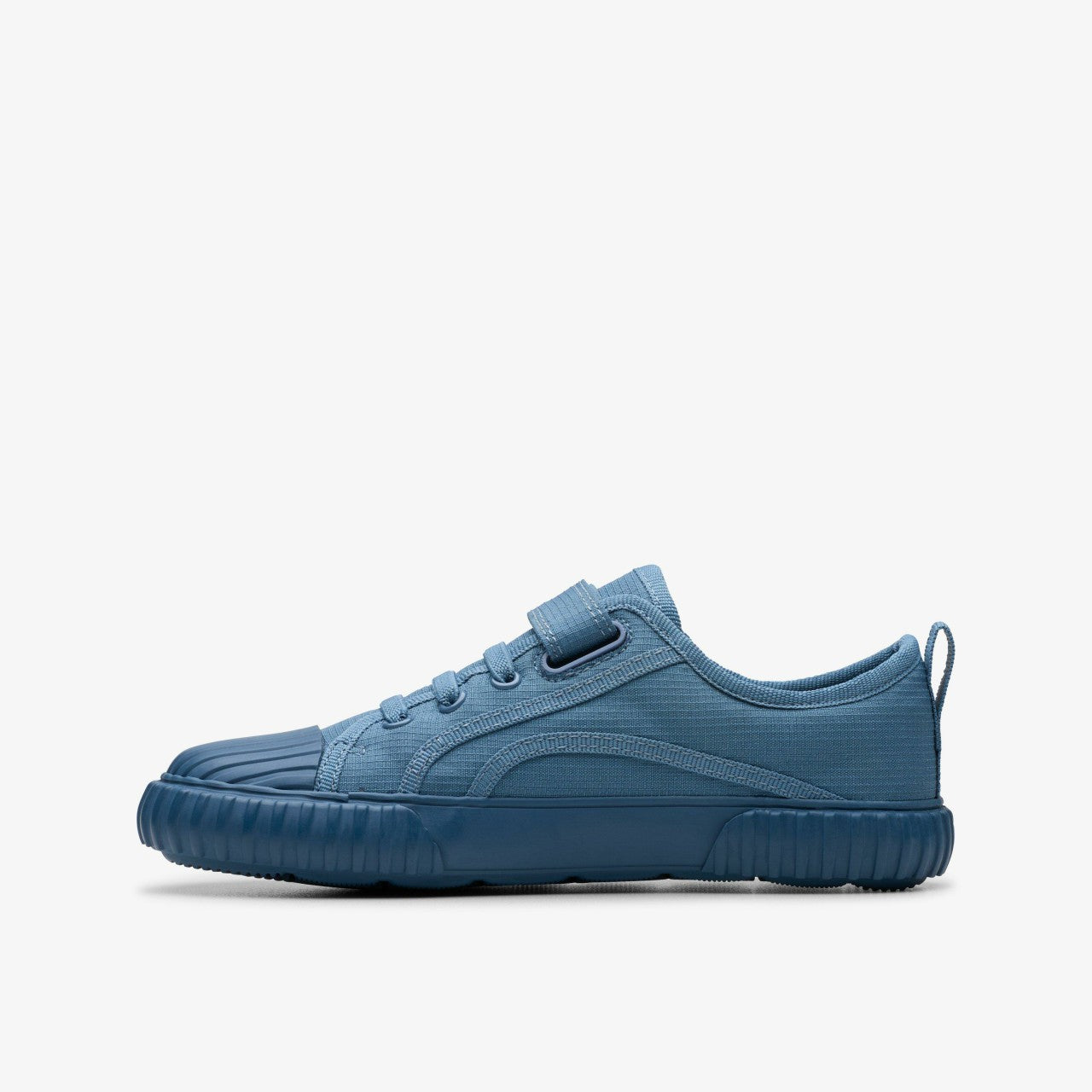 Foxing Stitch Kid Blue Fabric Clarks Kids