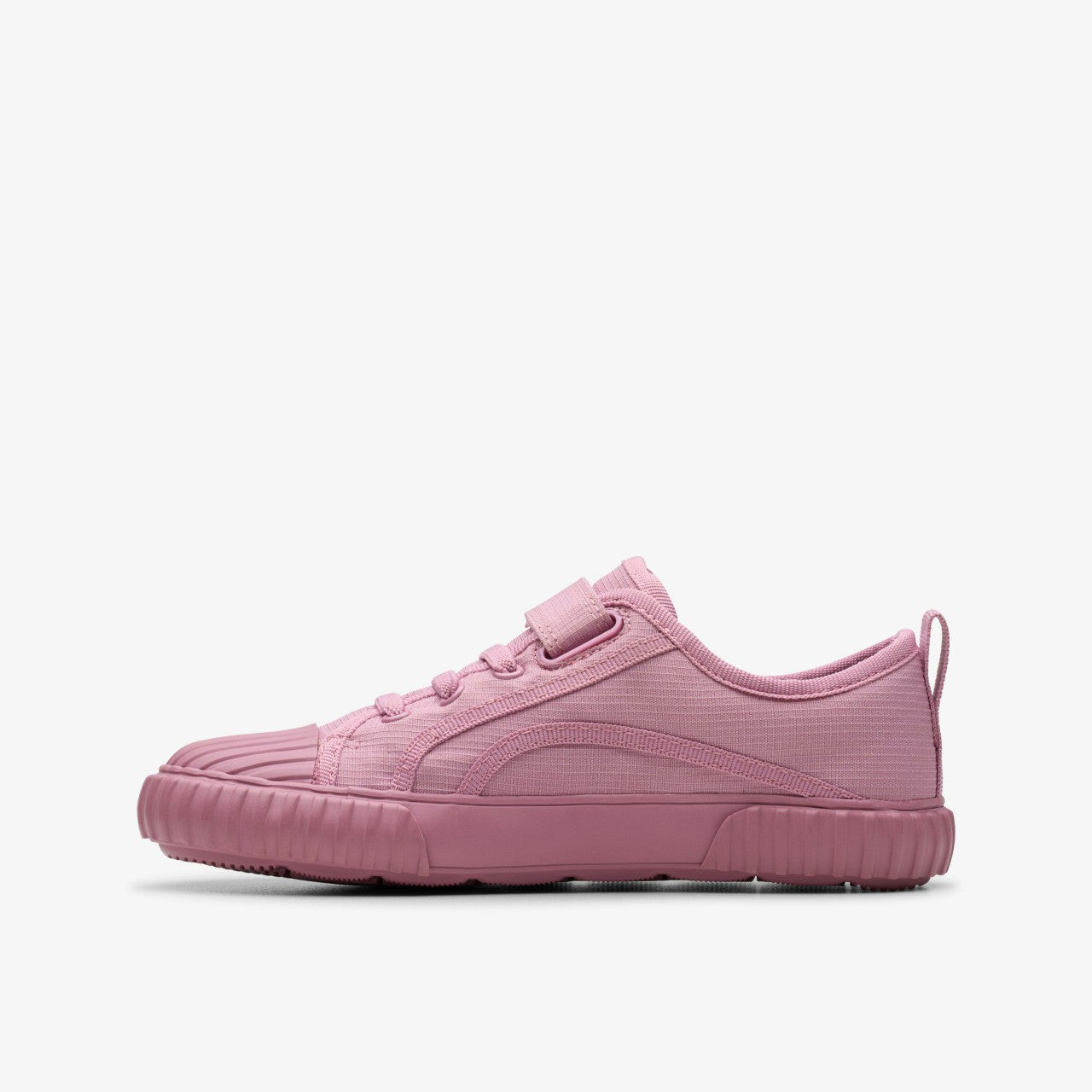 Foxing Stitch Kid Pink Fabric Clarks Kids