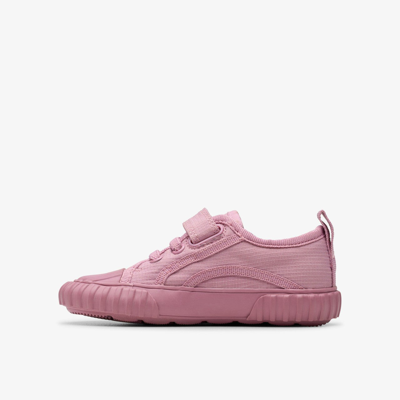 Foxing Stitch Toddler Pink Fabric Clarks Kids|Babies