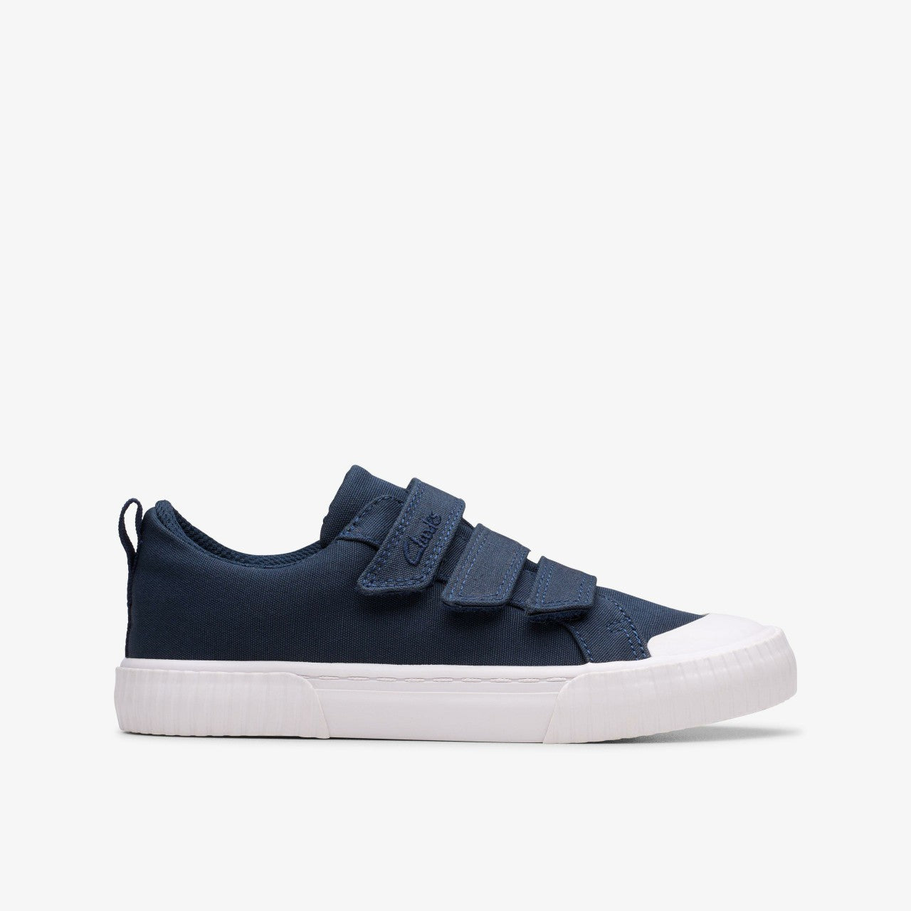 Foxing Vibe Kid Navy Canvas Clarks Kids