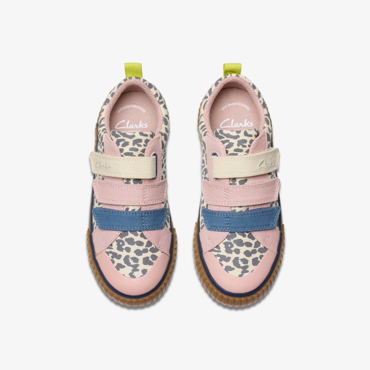 Foxing Vibe Kid Ecru Canvas Clarks Kids