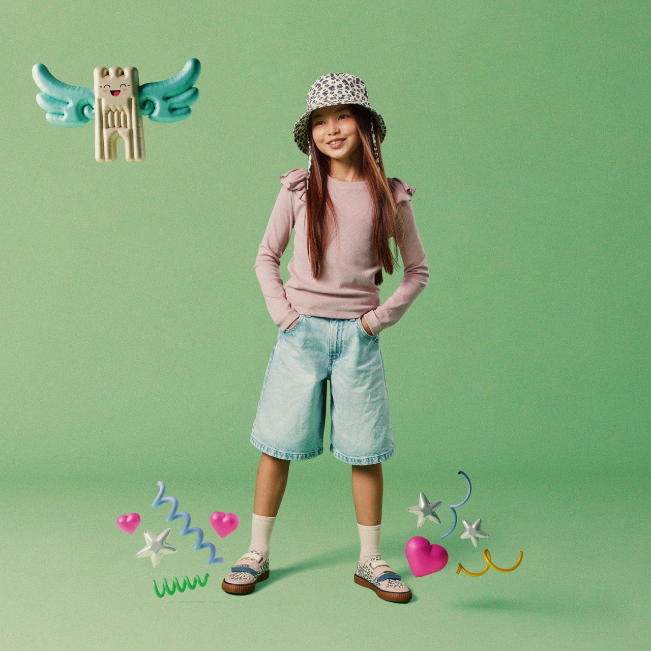 Foxing Vibe Kid Ecru Canvas Clarks Kids