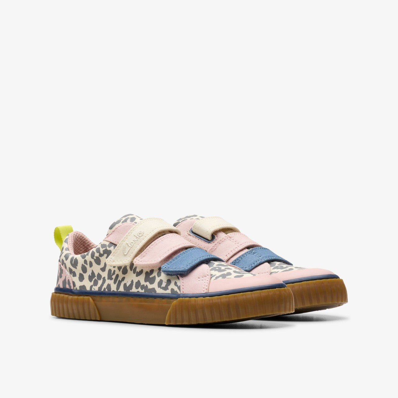 Foxing Vibe Kid Ecru Canvas Clarks Kids