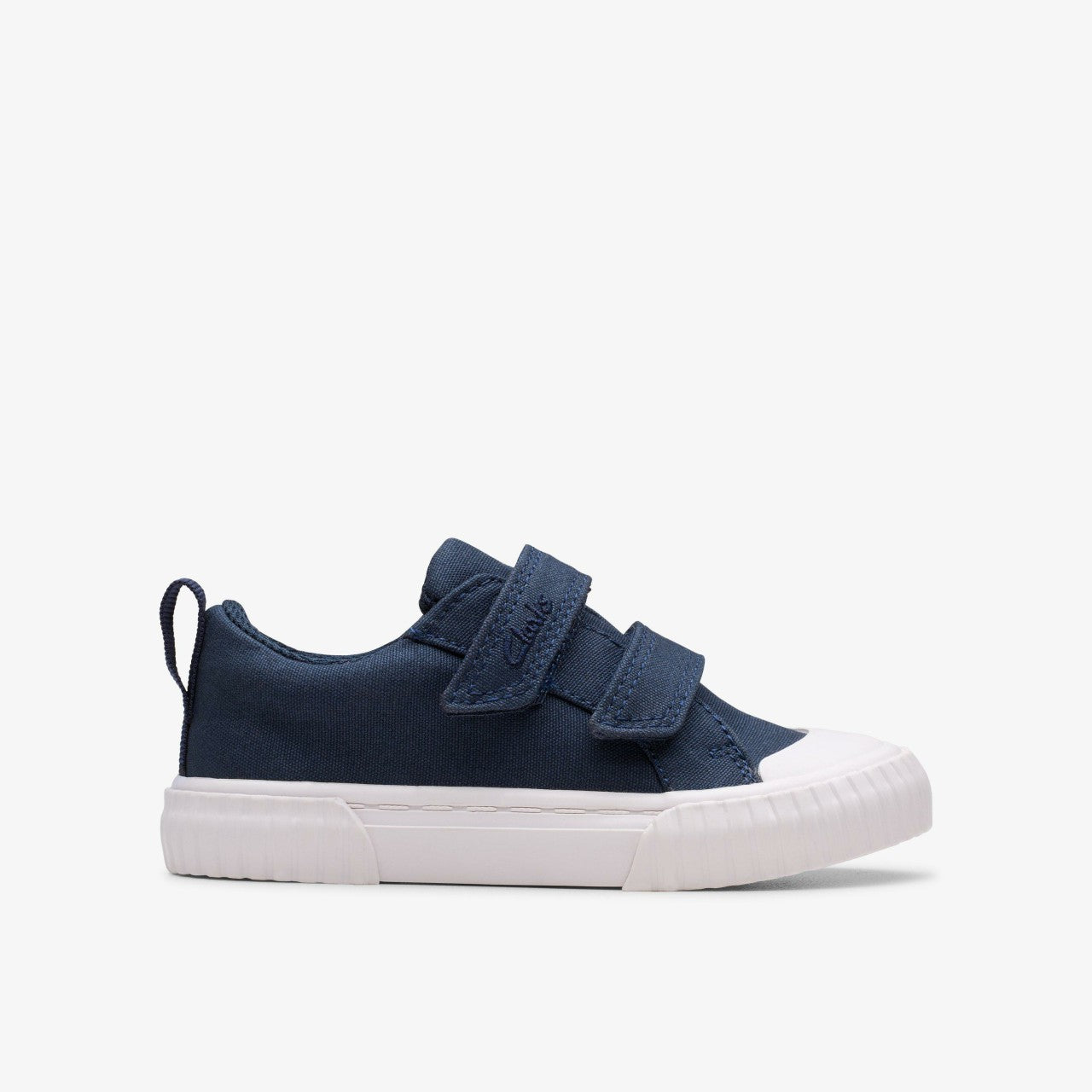 Foxing Vibe Toddler Navy Canvas Clarks Kids