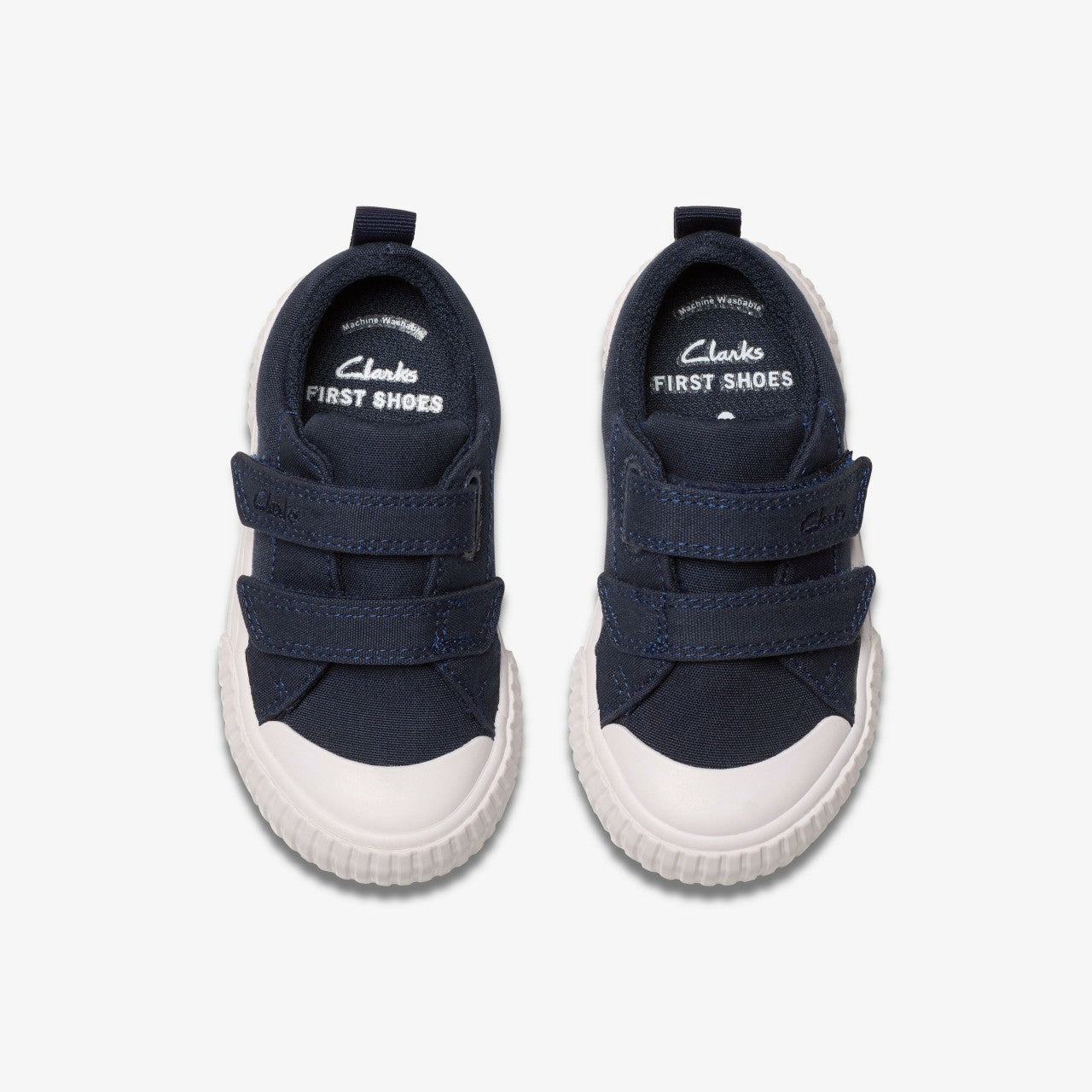 Foxing Vibe Toddler Navy Canvas Clarks Kids