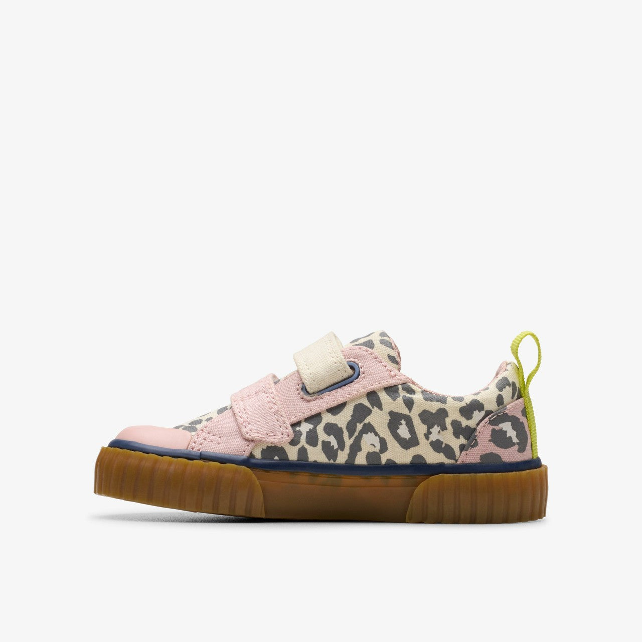 Foxing Vibe Toddler Ecru Canvas Clarks Kids|Babies