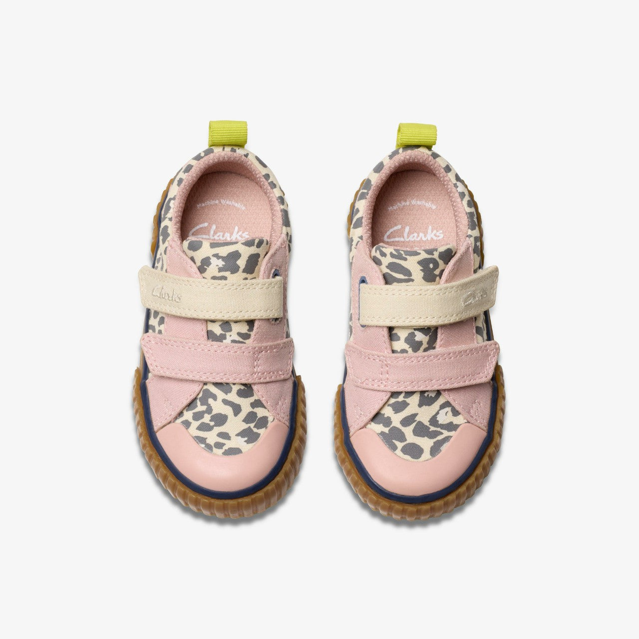Foxing Vibe Toddler Ecru Canvas Clarks Kids|Babies