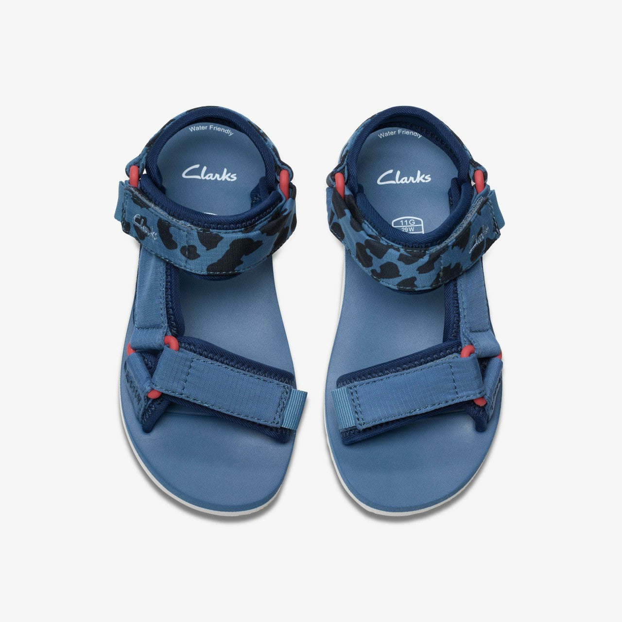 Peak Web Kid Blue Print Clarks Kids