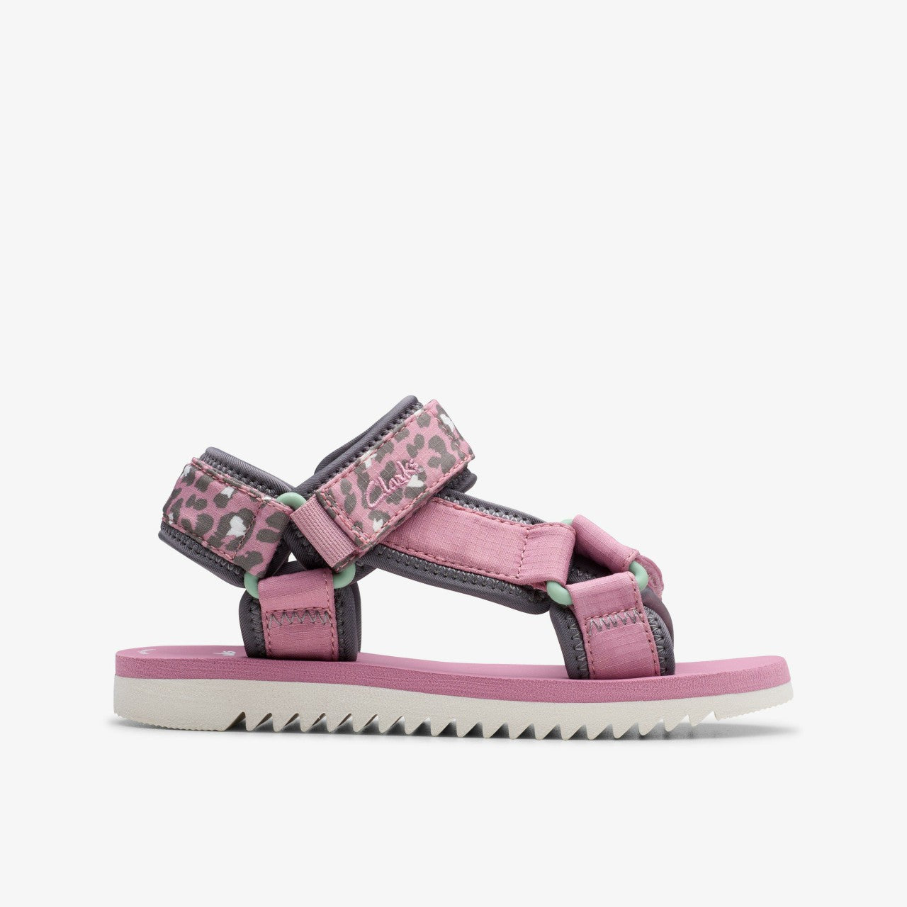 Peak Web Kid Pink/Print Clarks Kids