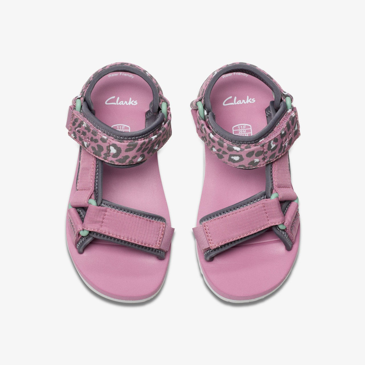 Peak Web Kid Pink/Print Clarks Kids