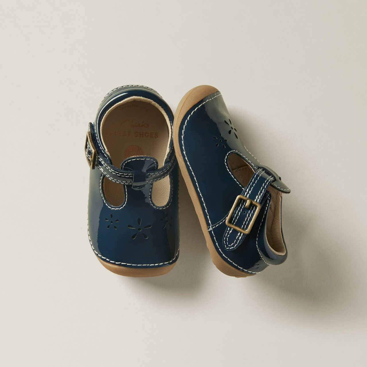 Tiny Skip Toddler Navy Patent Clarks Kids