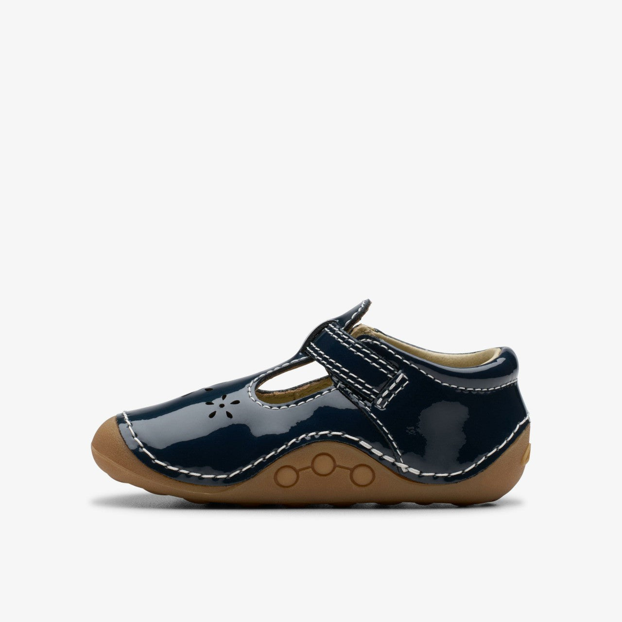Tiny Skip Toddler Navy Patent Clarks Kids