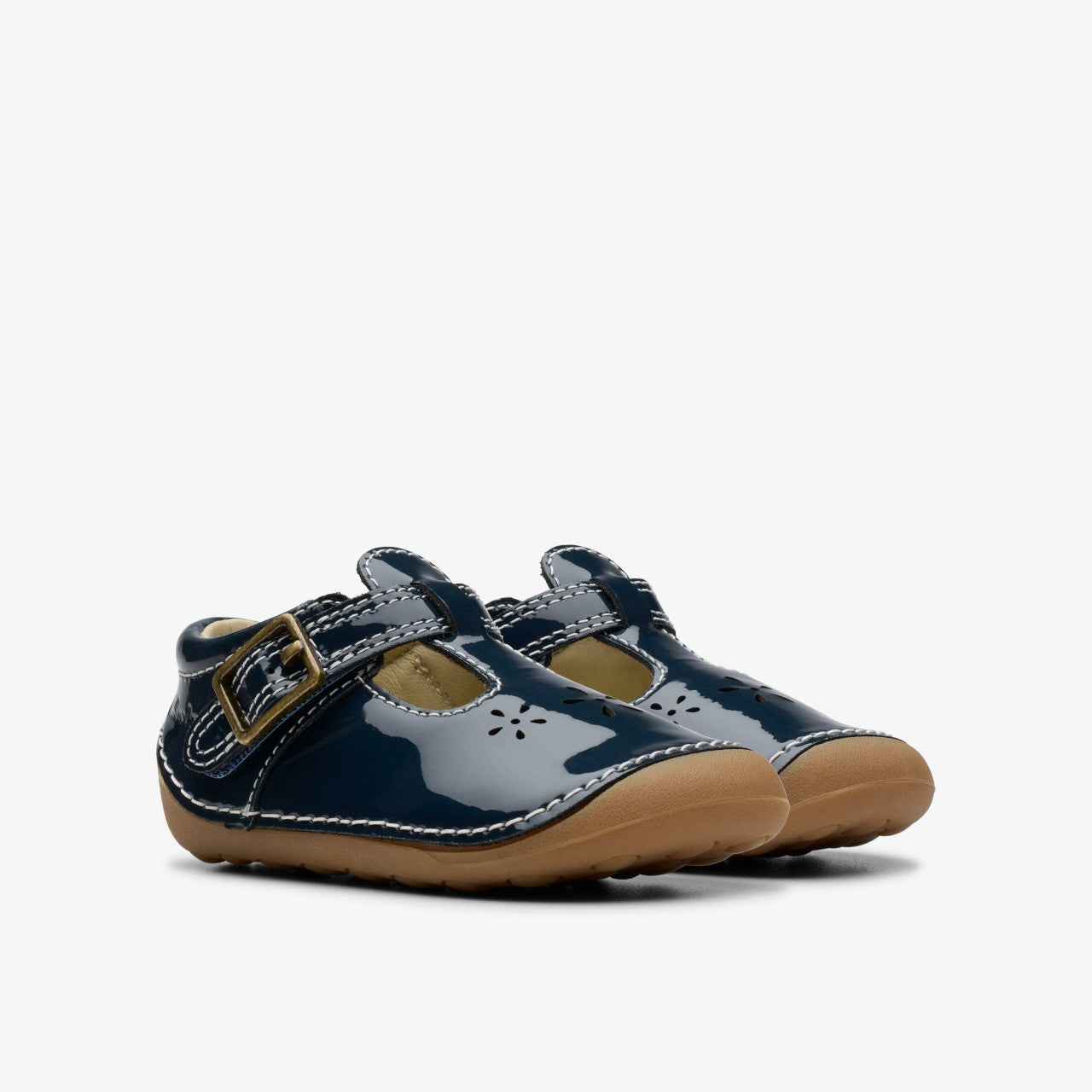 Tiny Skip Toddler Navy Patent Clarks Kids