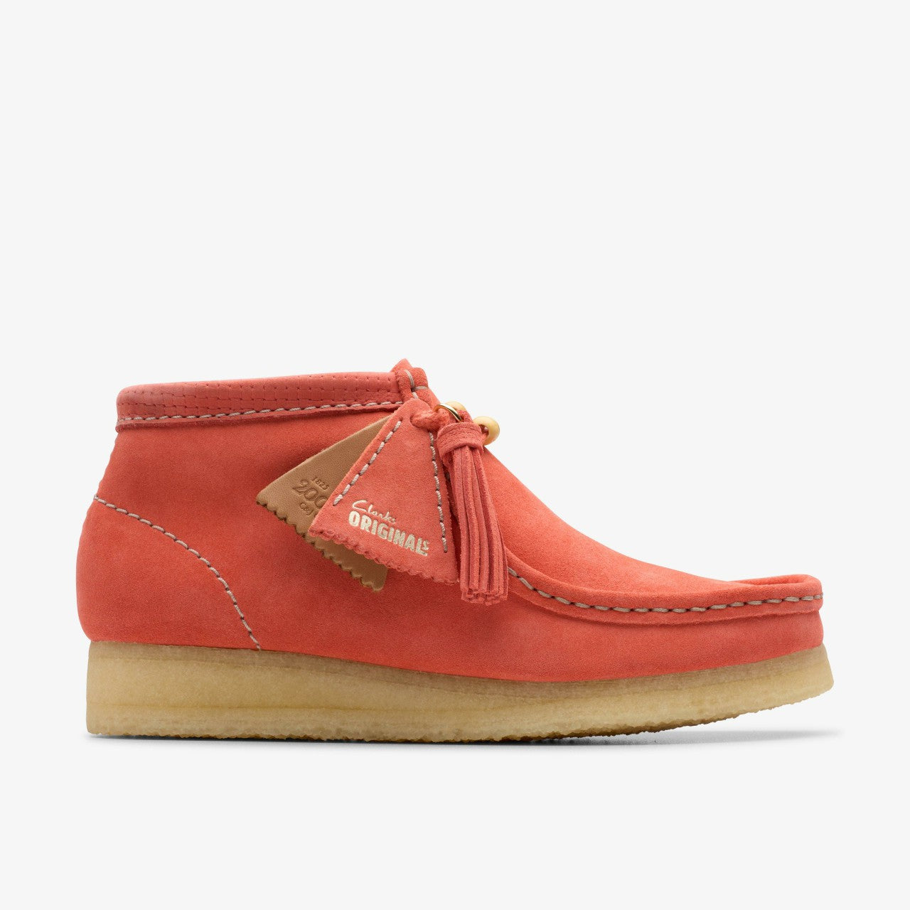 Wallabee Boot Coral Suede Clarks Women
