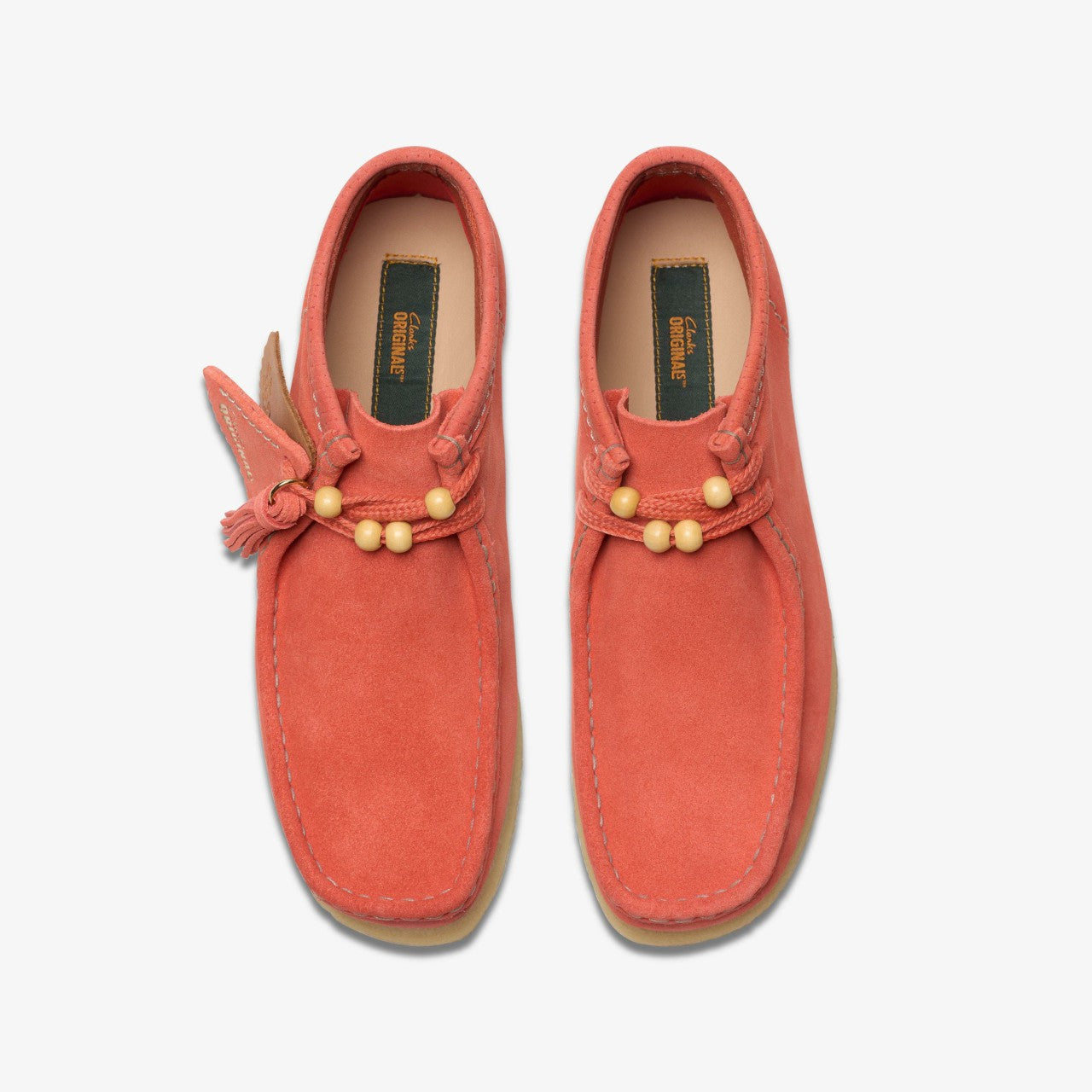 Wallabee Boot Coral Suede Clarks Women