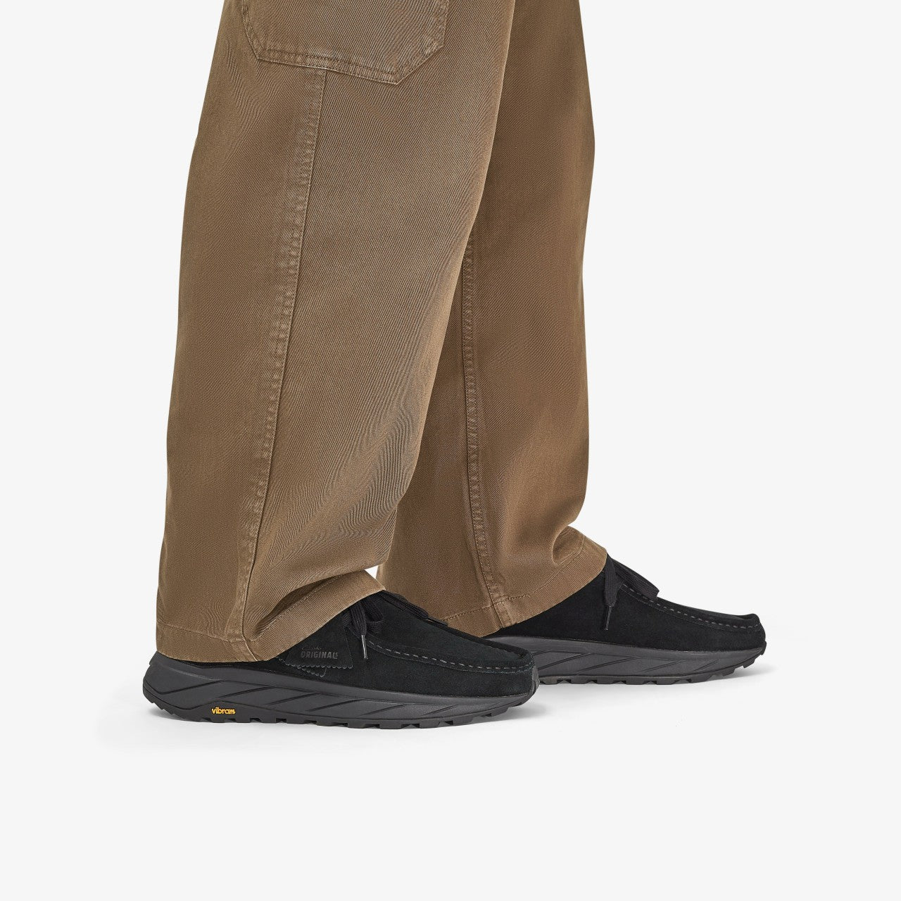 Walla Eden Lo Black/Black Suede Clarks Men