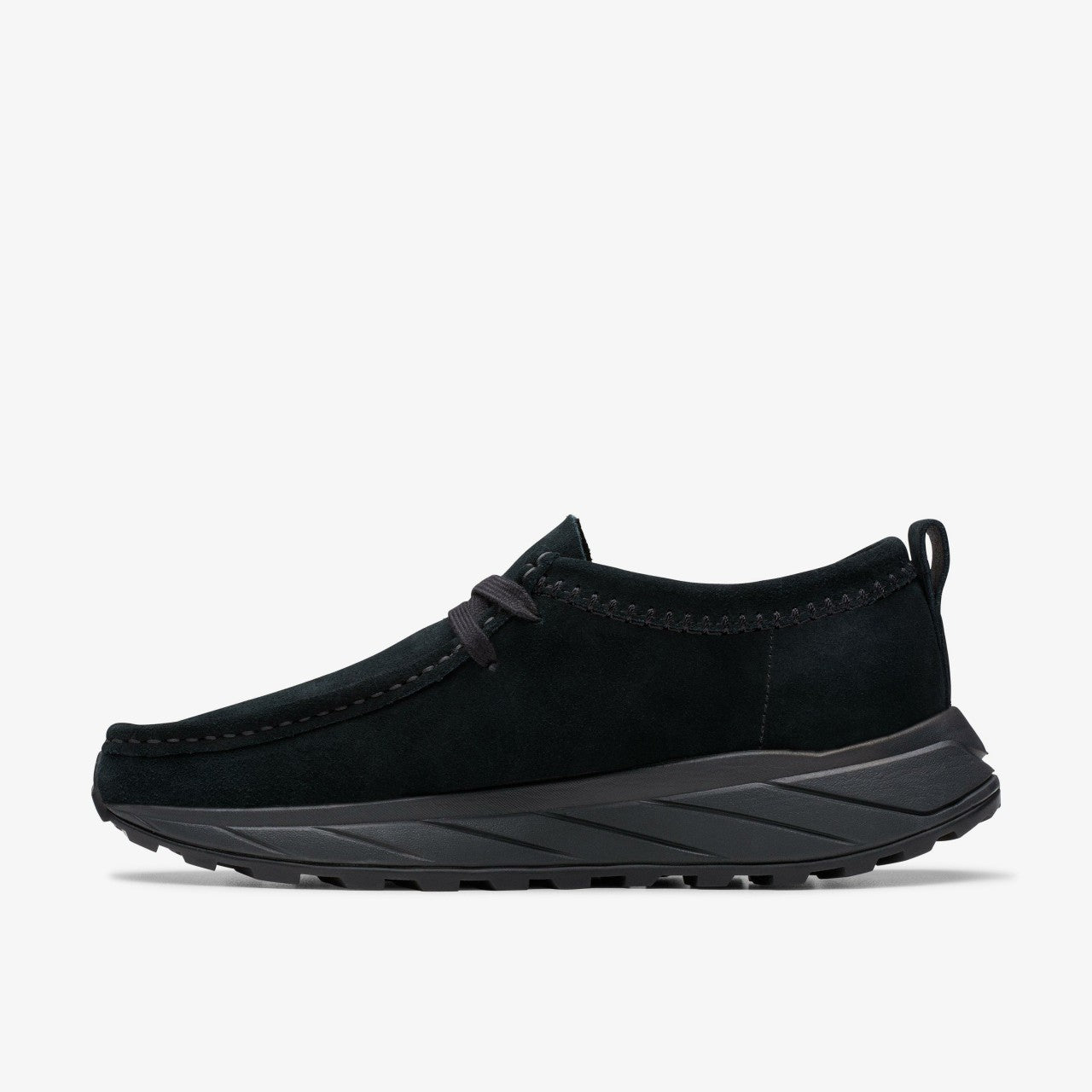 Walla Eden Lo Black/Black Suede Clarks Men