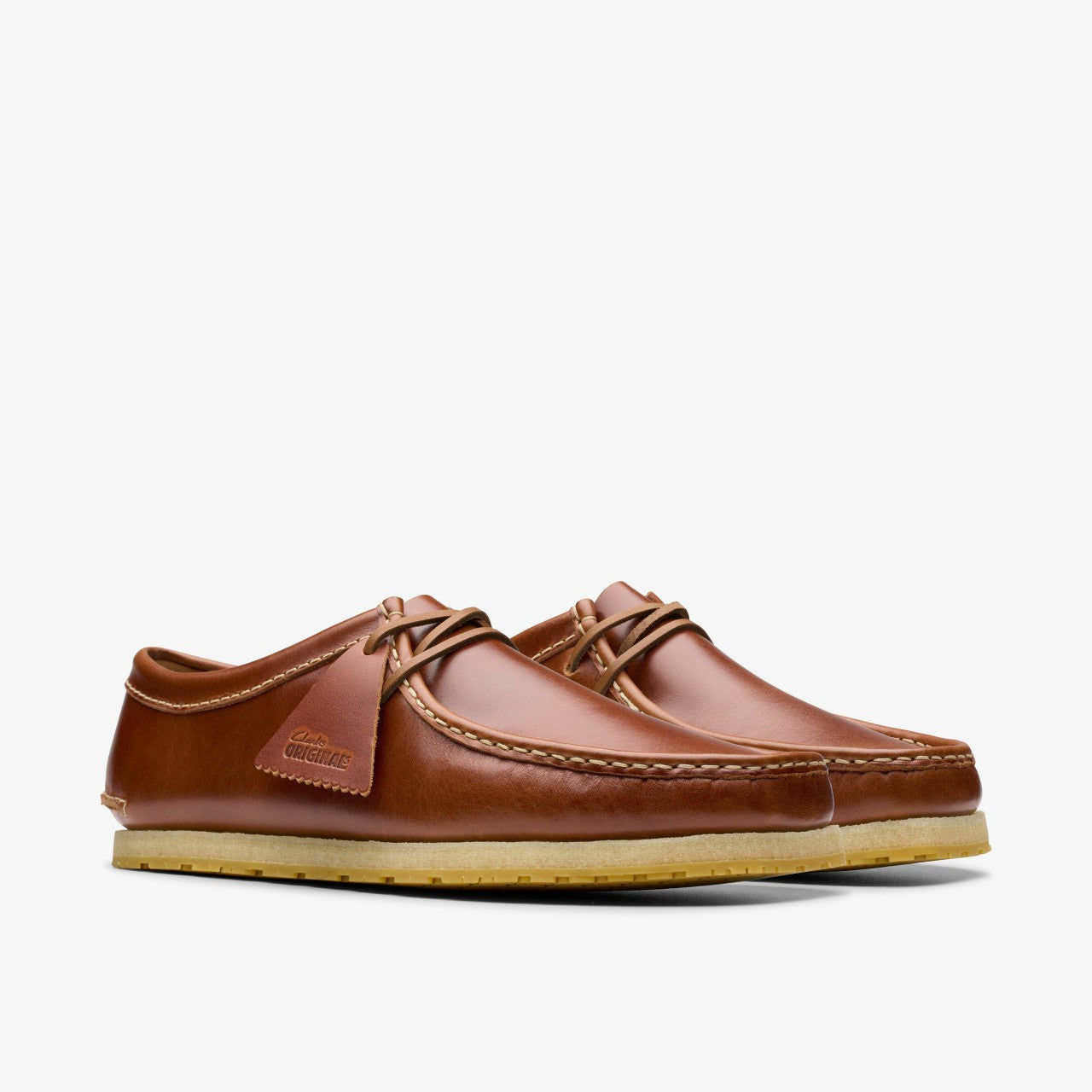 Godney Lace Brown Leather Clarks Men