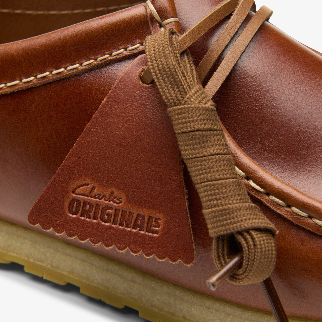 Godney Lace Brown Leather Clarks Men