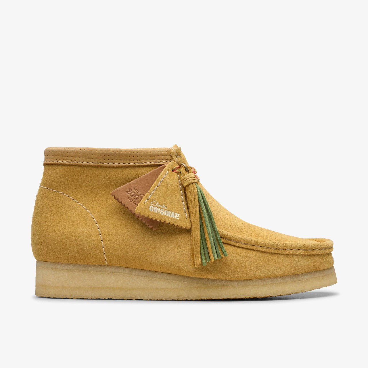 Wallabee Boot Golden Tan Suede Clarks Men