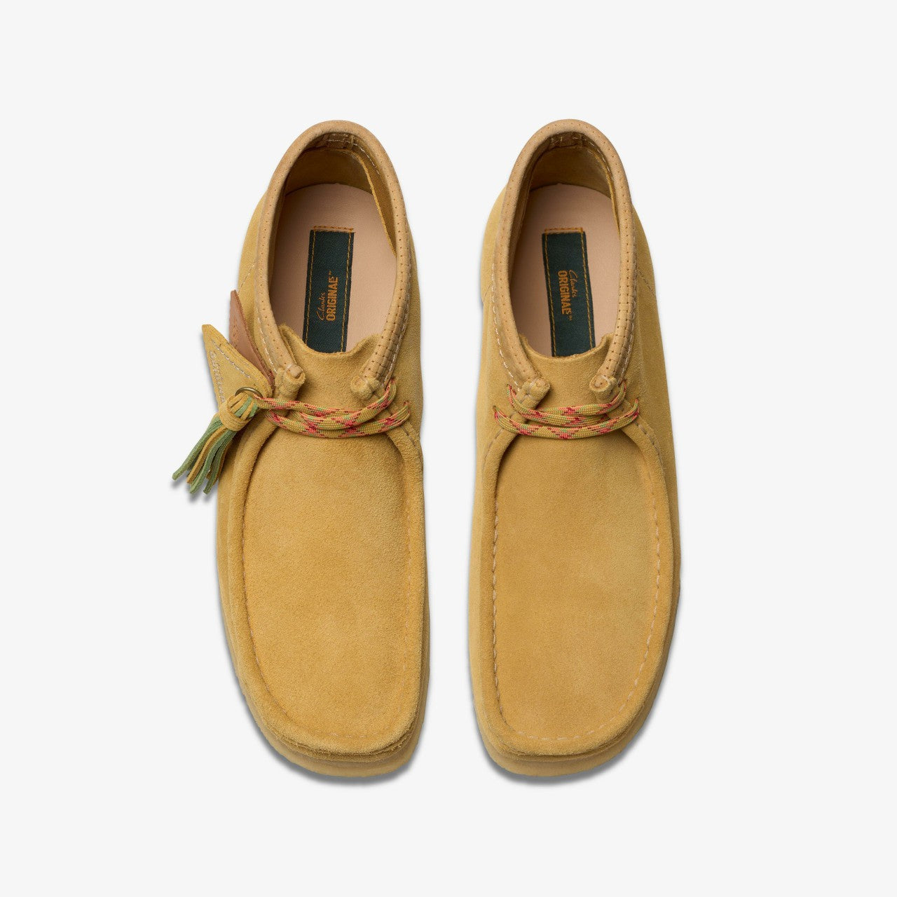 Wallabee Boot Golden Tan Suede Clarks Men