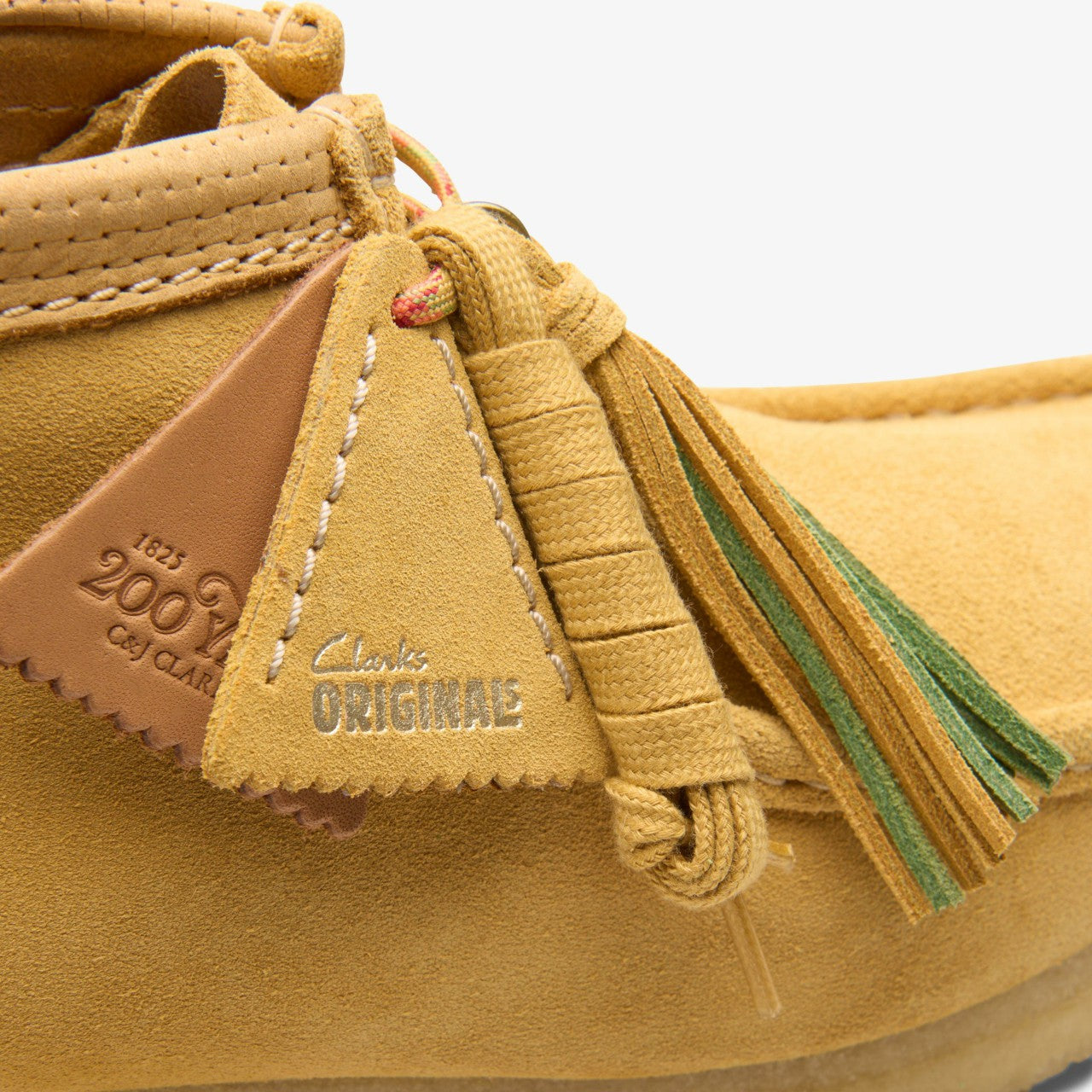 Wallabee Boot Golden Tan Suede Clarks Men