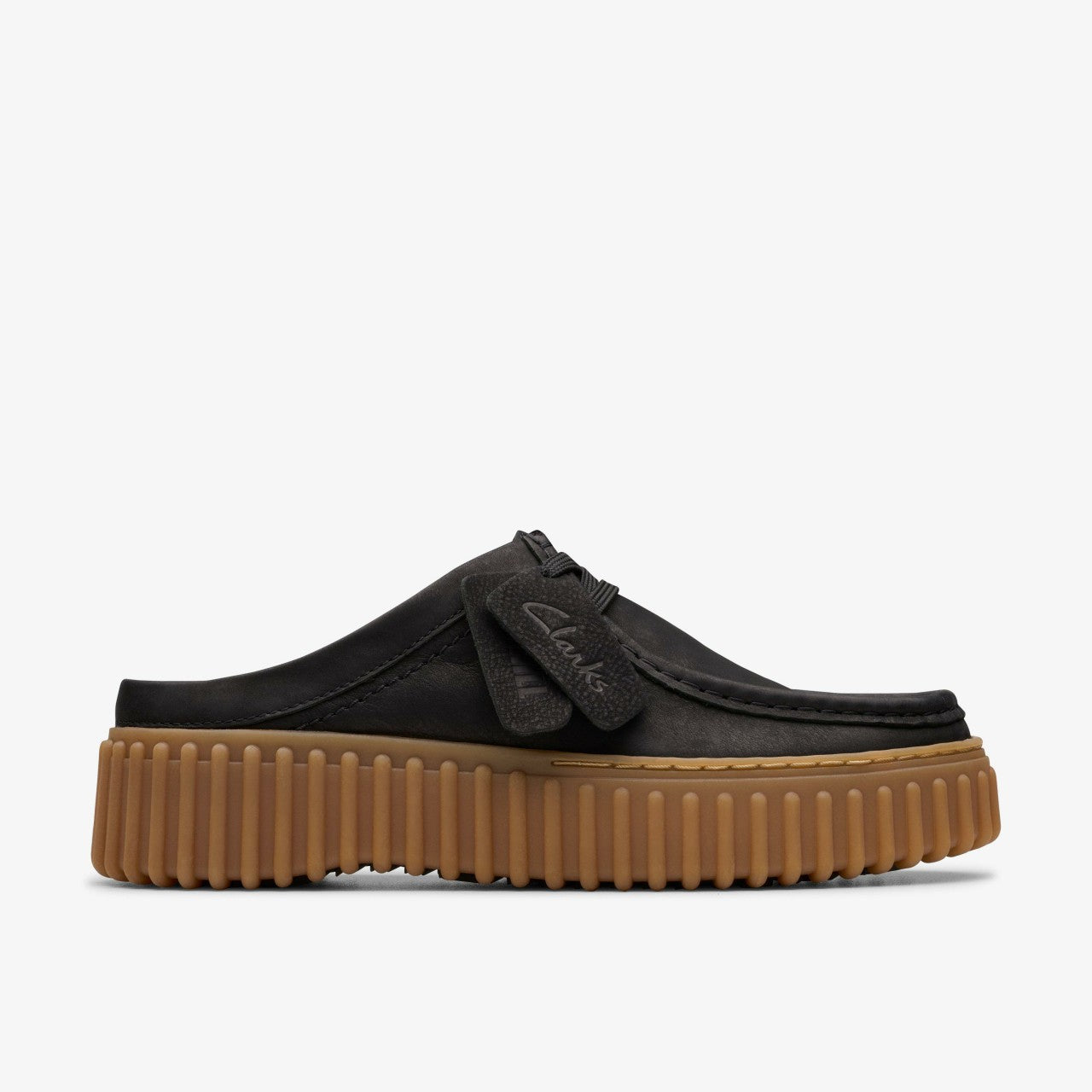 Torhill Mule Black Nubuck Clarks Women